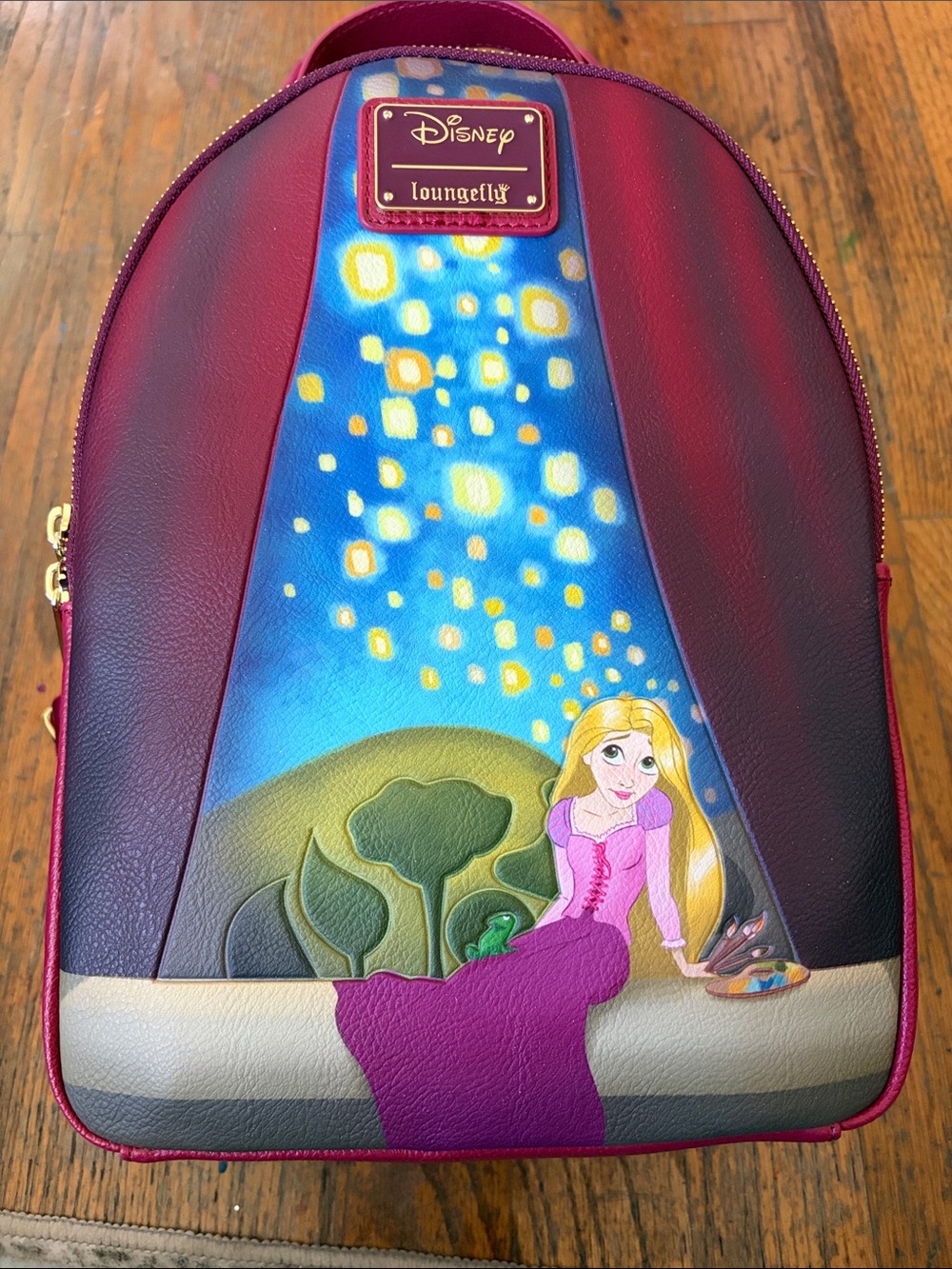 Loungefly Rapunzel star gazing Backpack